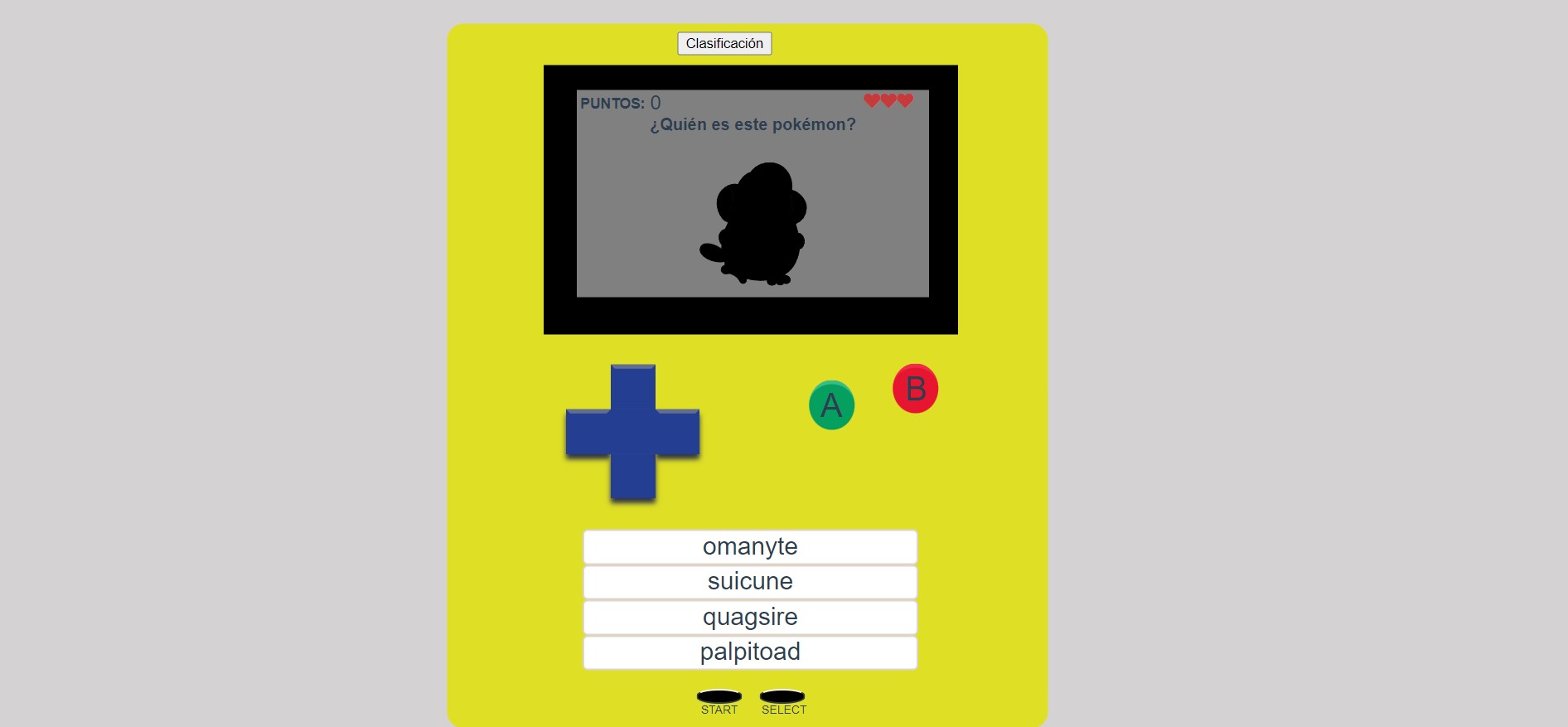Pokemon Page